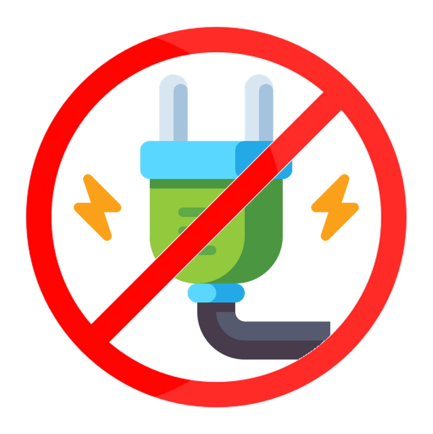 No charging infra icon